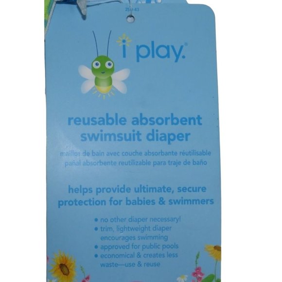 i play Reusable Absorbent Swimsuit Diaper 3T - Picture 5 of 9
